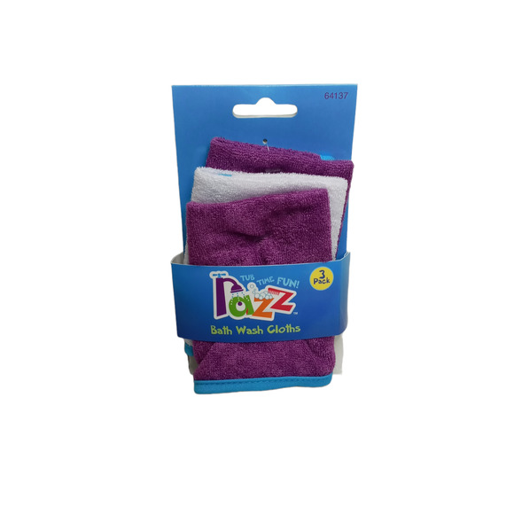 Baby Bath Wash Cloths 3 Pack Infant Toddler 9 Bath Cloths Easter Basket Filler - Picture 8 of 12